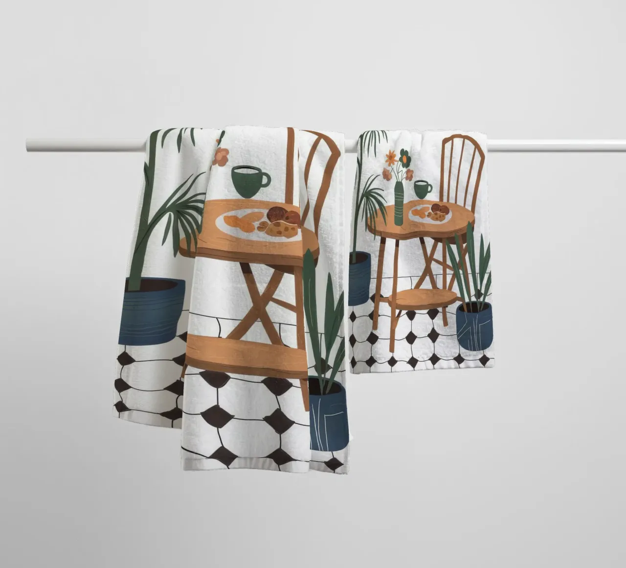 Charming Breakfast Nook towel by Fine Sanctuary
