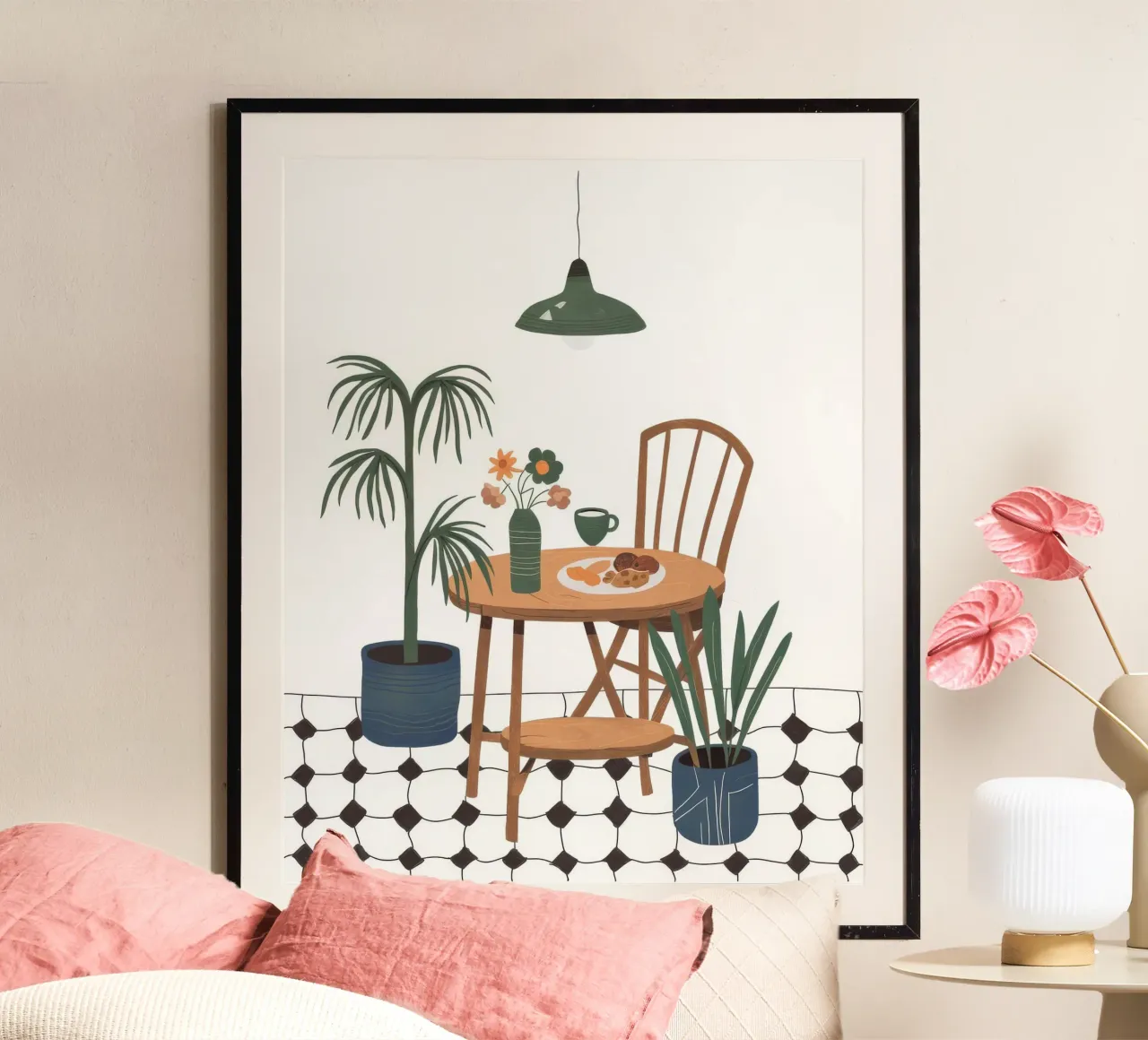 Rincón de desayuno con encanto poster de Fine Sanctuary