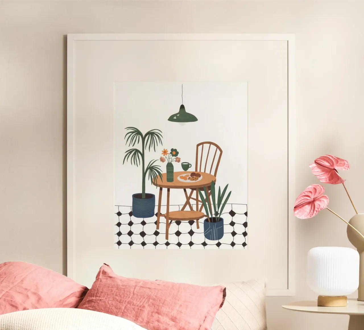 Rincón de desayuno con encanto poster de Fine Sanctuary
