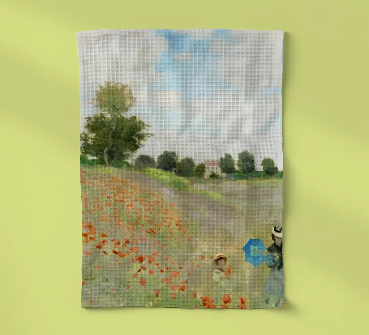 Claude Monet's The Poppy Field near Argenteuil (1873) torchon de Venus Art