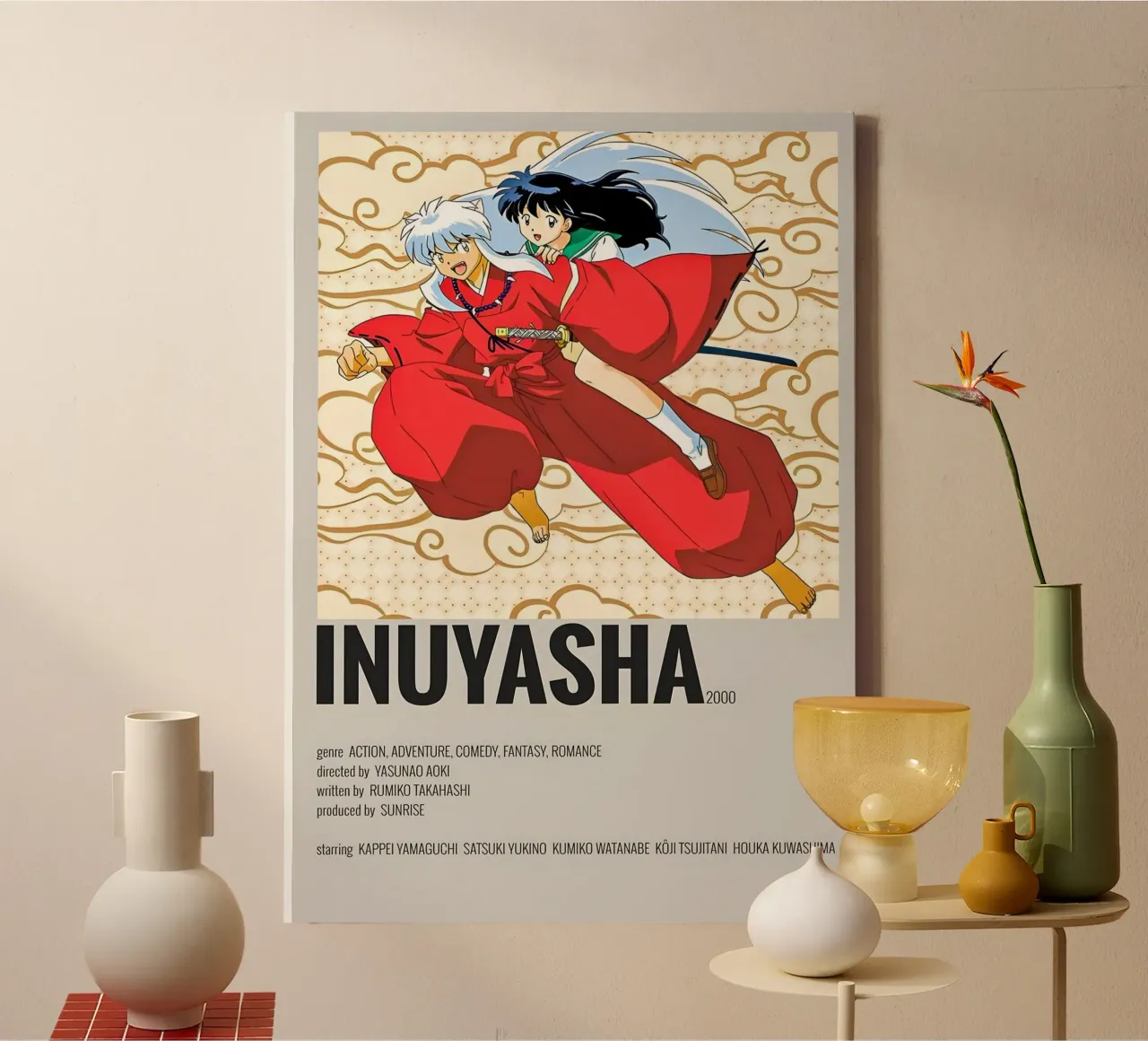 INUYASHA 2000 tela con Cornice a cassetta da Totoya