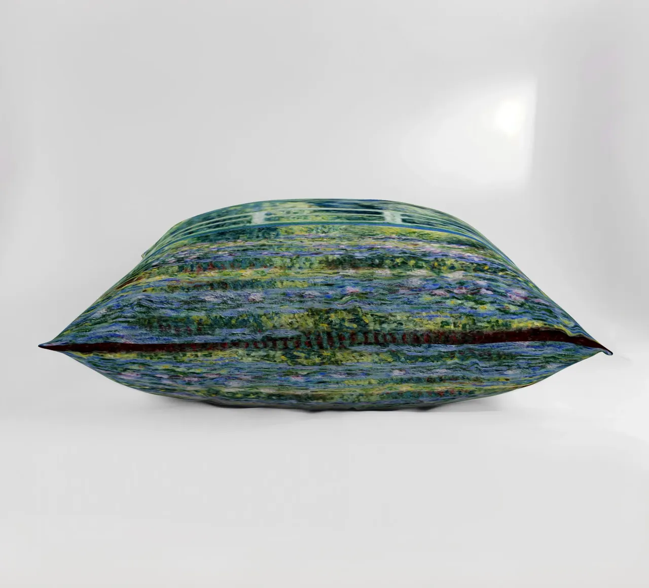 Ninfee e ponte giapponese di Claude Monet (1899) cuscino da Venus Art