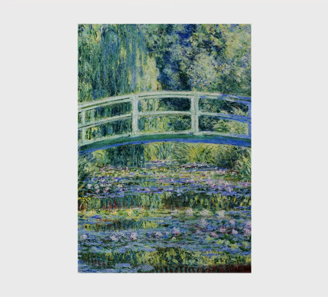 Ninfee e ponte giapponese di Claude Monet (1899) diario da Venus Art