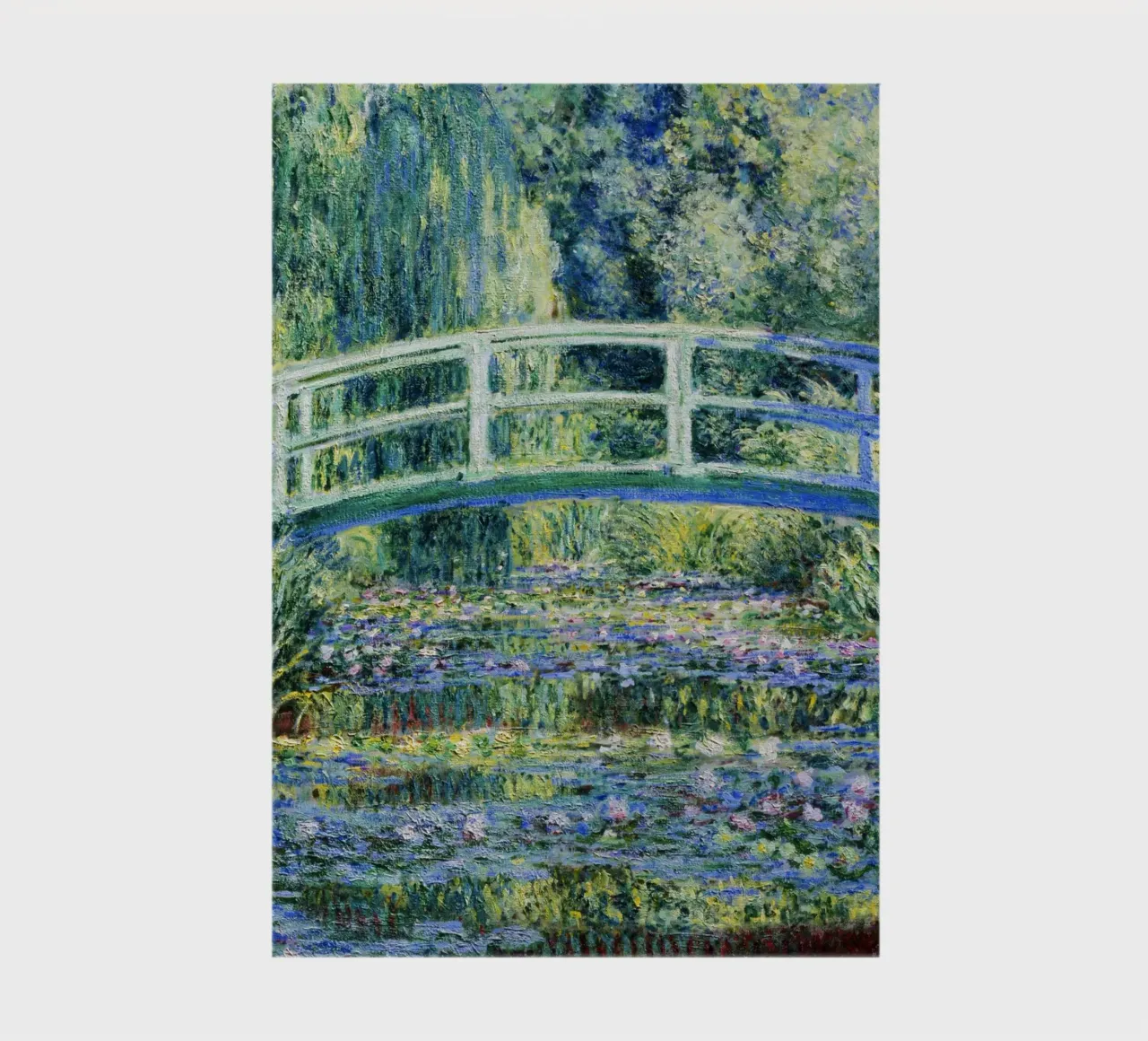 Ninfee e ponte giapponese di Claude Monet (1899) diario da Venus Art