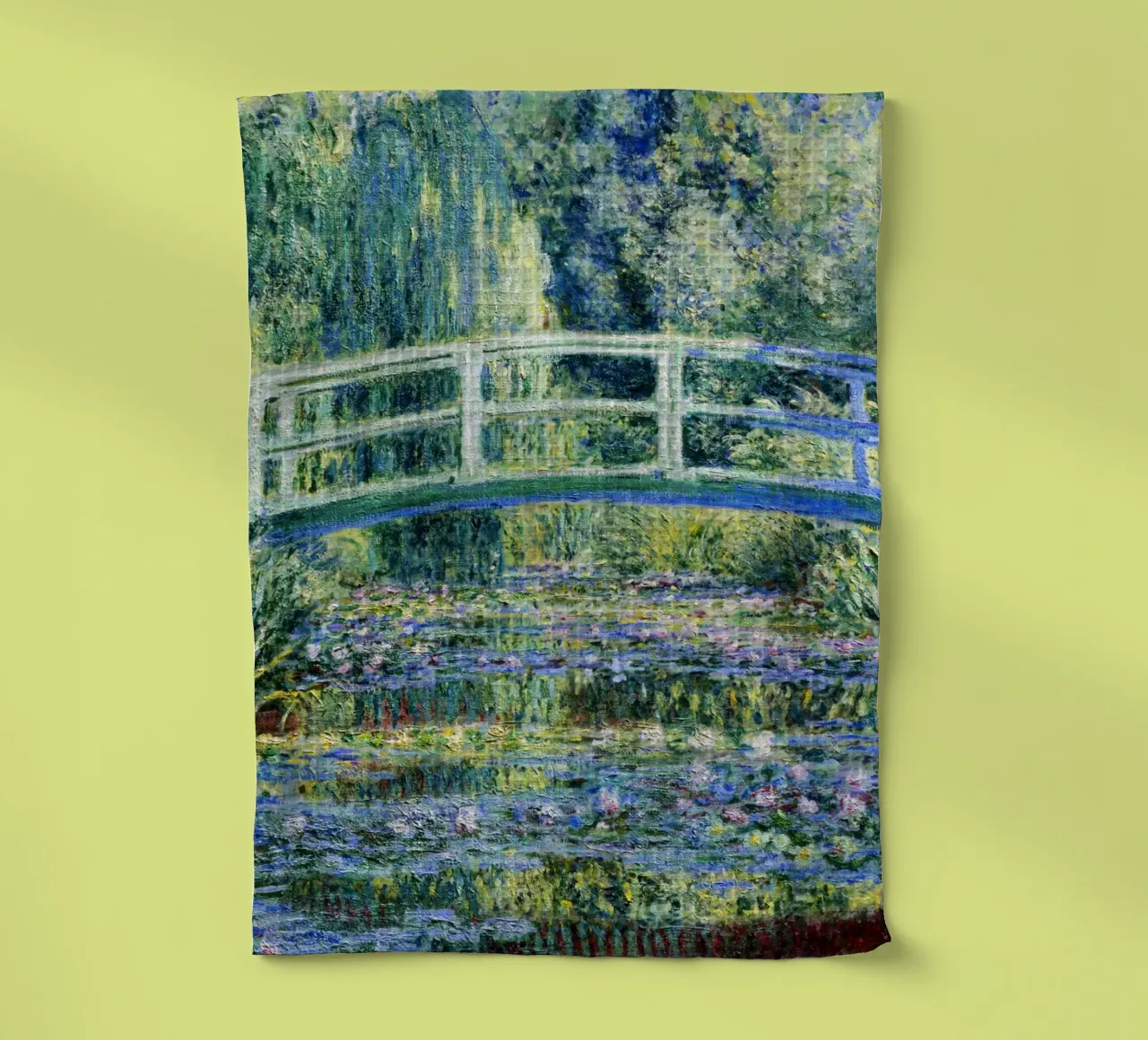 Ninfee e ponte giapponese di Claude Monet (1899) canovaccio da cucina da Venus Art
