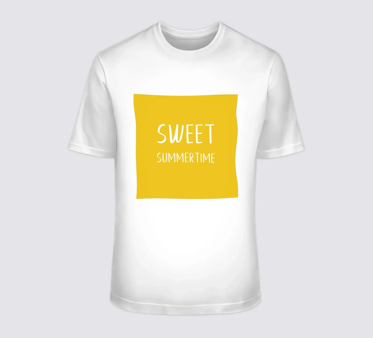 Douceur d'été - Blocs de caractères blancs et gras t-shirt de Stilrausch