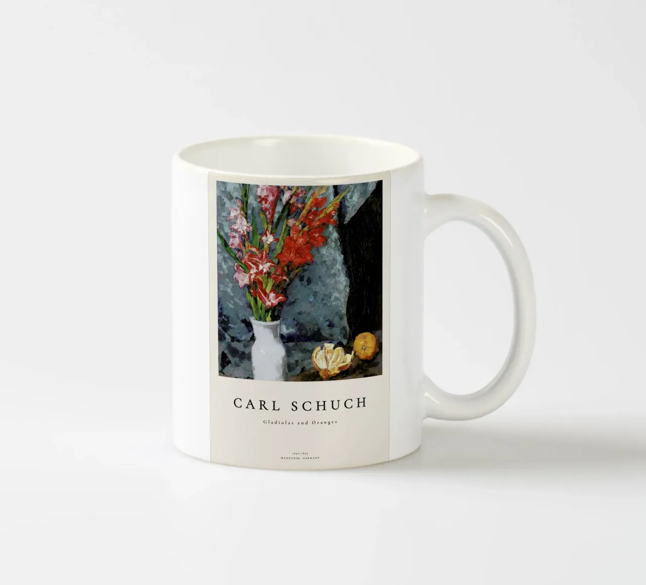 Schuch - Gladiolas and Oranges tazza in ceramica da ARTOTHEK