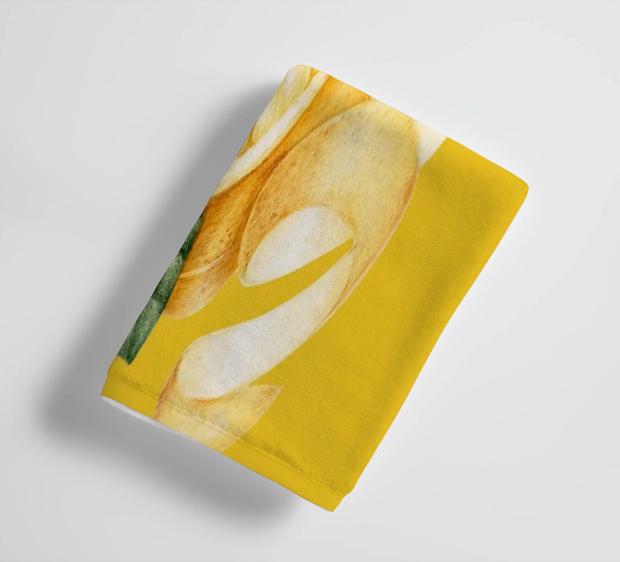 Limoni su sfondo giallo - Motivo fresco e succoso asciugamano da bagno da Stilrausch