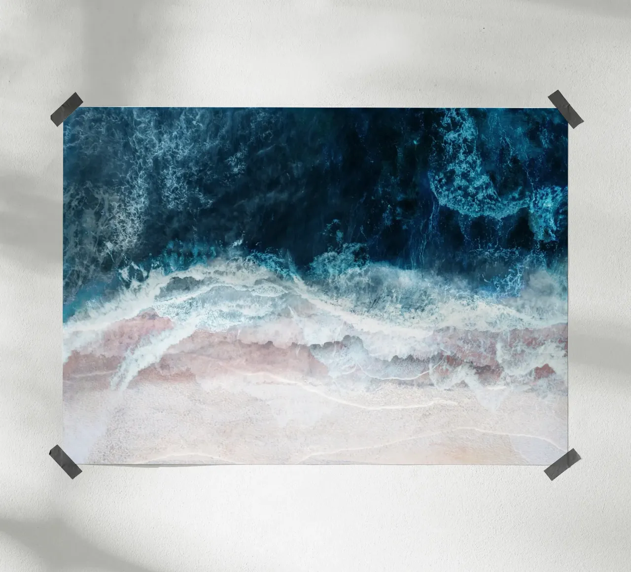 Blue Sea II poster by Nadjaa