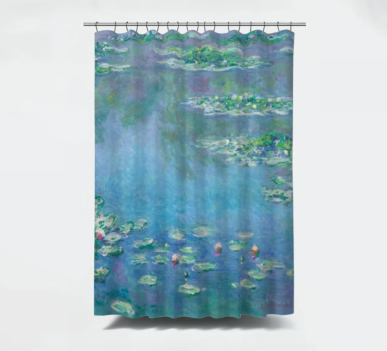 Ninfee (1840-1926) di Claude Monet tenda da doccia da Venus Art