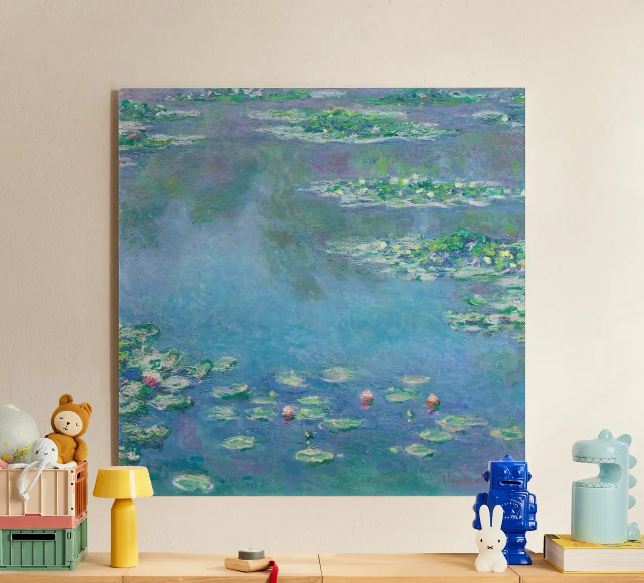 Ninfee (1840-1926) di Claude Monet plexiglass da Venus Art
