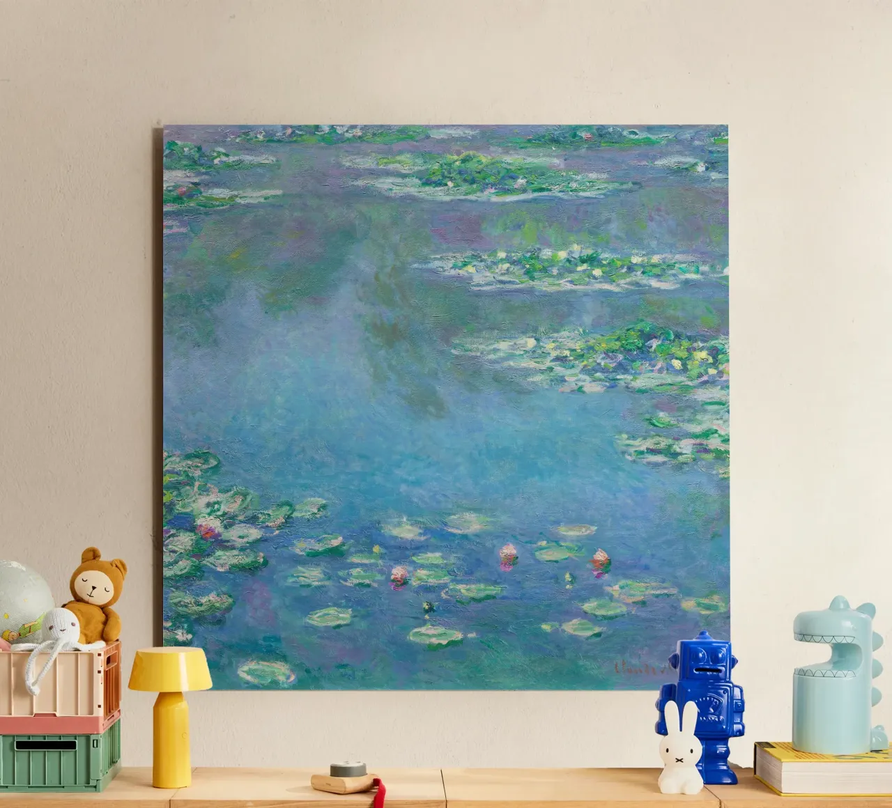 Ninfee (1840-1926) di Claude Monet alluminio dibond da Venus Art