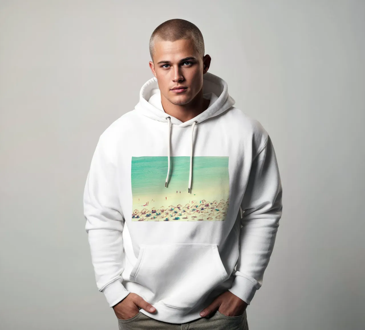 beach life felpa con cappuccio da Ingrid Beddoes