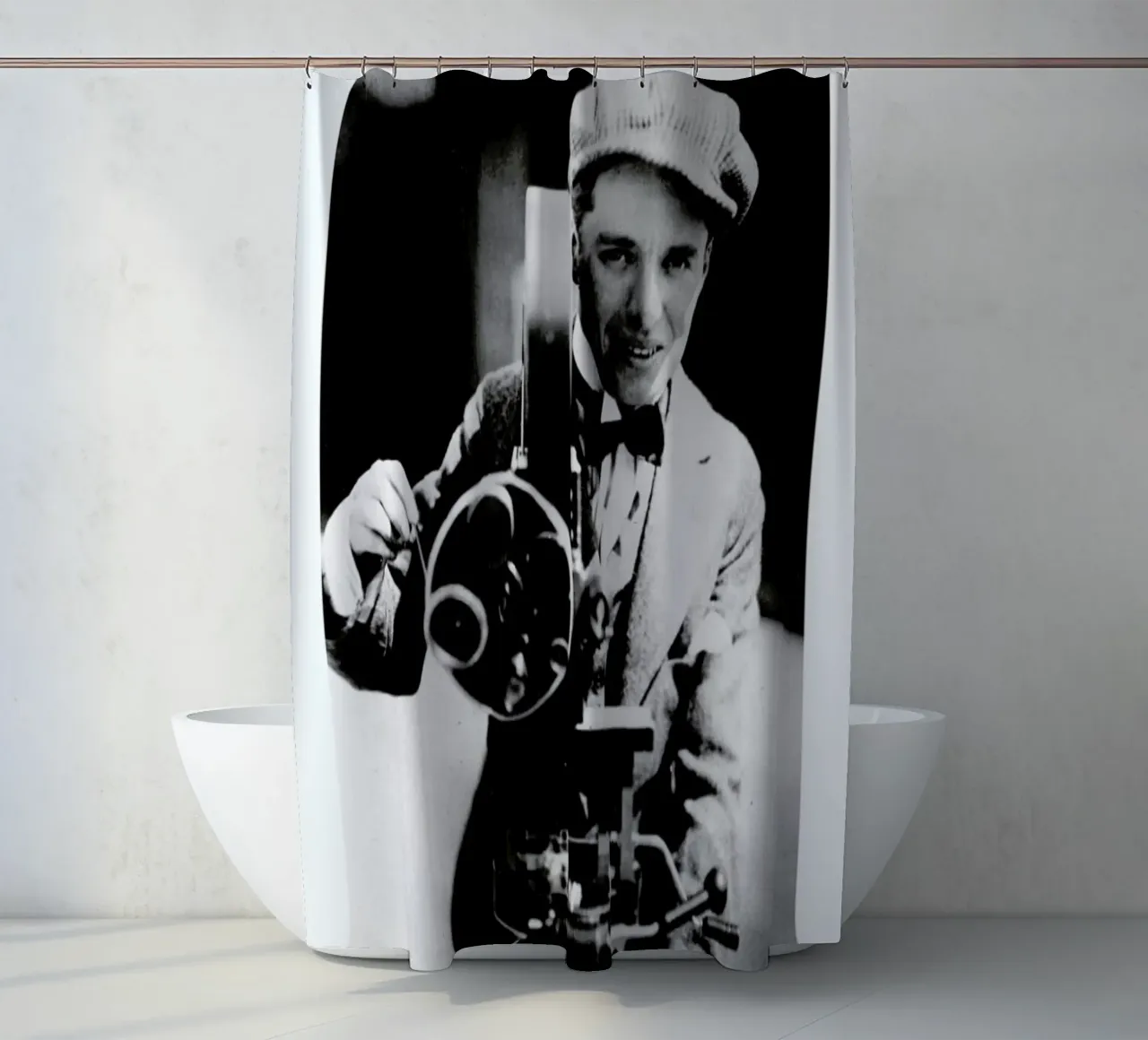 Charlie Chaplin tenda da doccia da ARTOTHEK