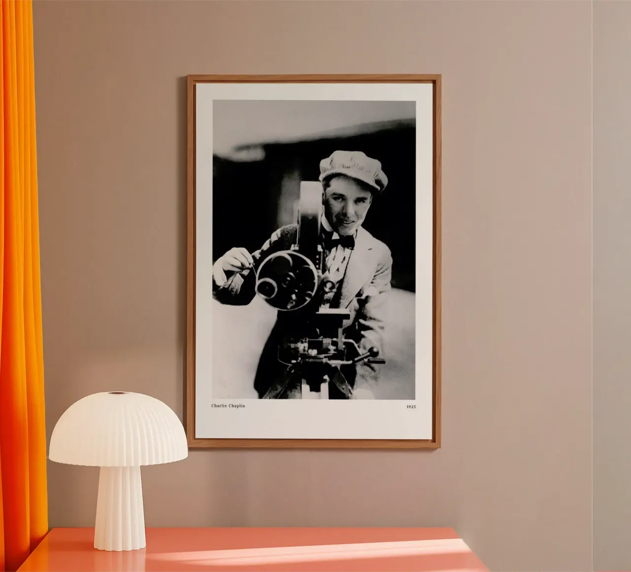 Charlie Chaplin alluminio dibond da ARTOTHEK