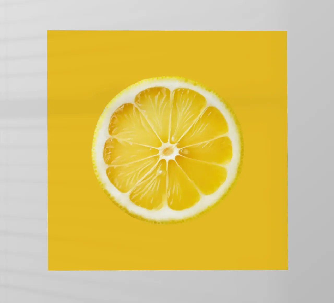 Fetta di limone fresco - Accento succoso di agrumi pellicola backlit da Stilrausch