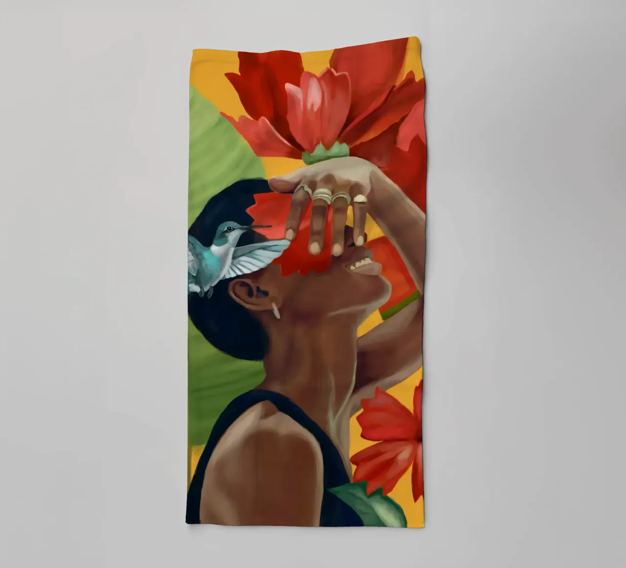 Blooming Joy asciugamano da bagno da Nadjaa