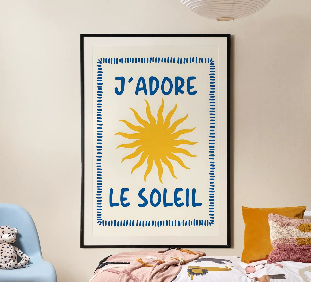 Ich liebe die Sonne Summer Print, Travel Print Poster von TheCocktailClub