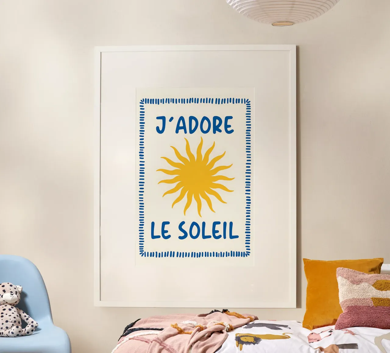 Ich liebe die Sonne Summer Print, Travel Print Poster von TheCocktailClub