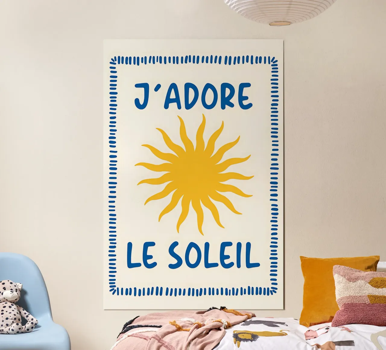 Ich liebe die Sonne Summer Print, Travel Print Poster von TheCocktailClub