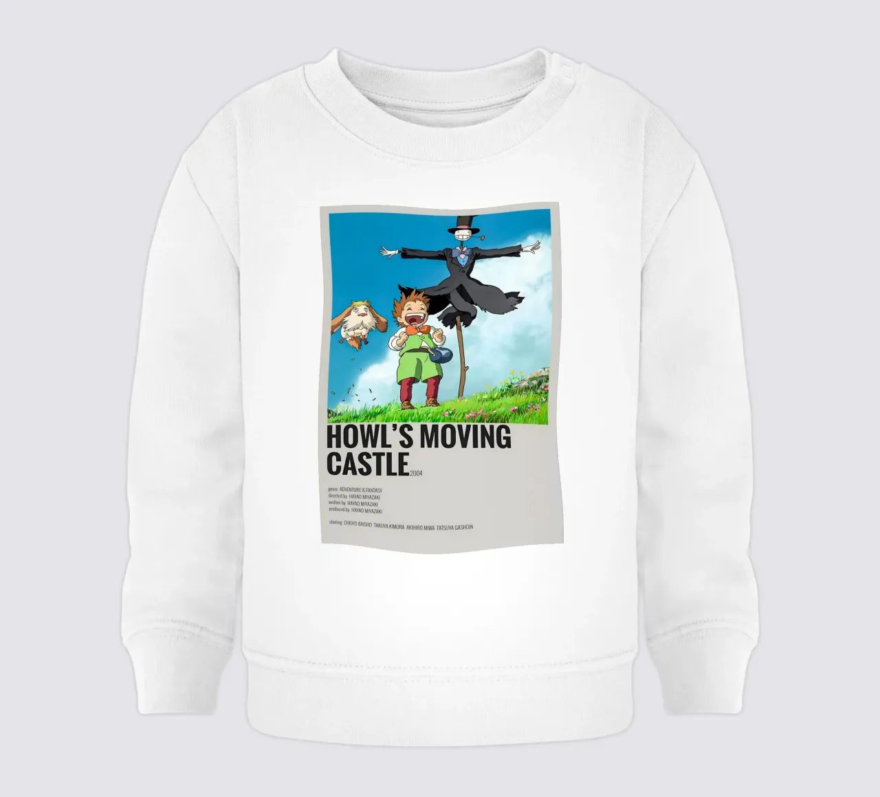 HOWL'S MOVING CASTLE  2004 felpa neonato da Totoya