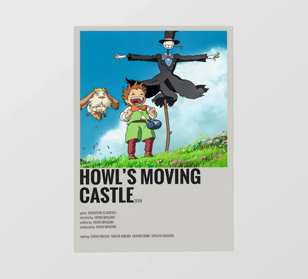 HOWL'S MOVING CASTLE  2004 pellicola backlit da Totoya