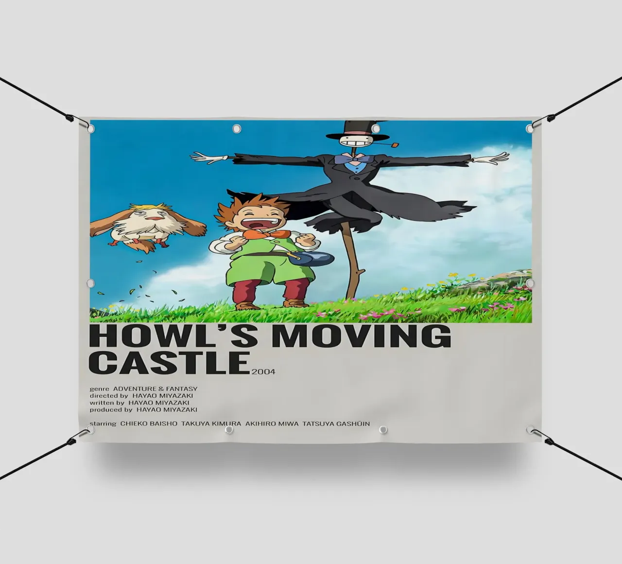 HOWL'S MOVING CASTLE  2004 telo in pvc da Totoya