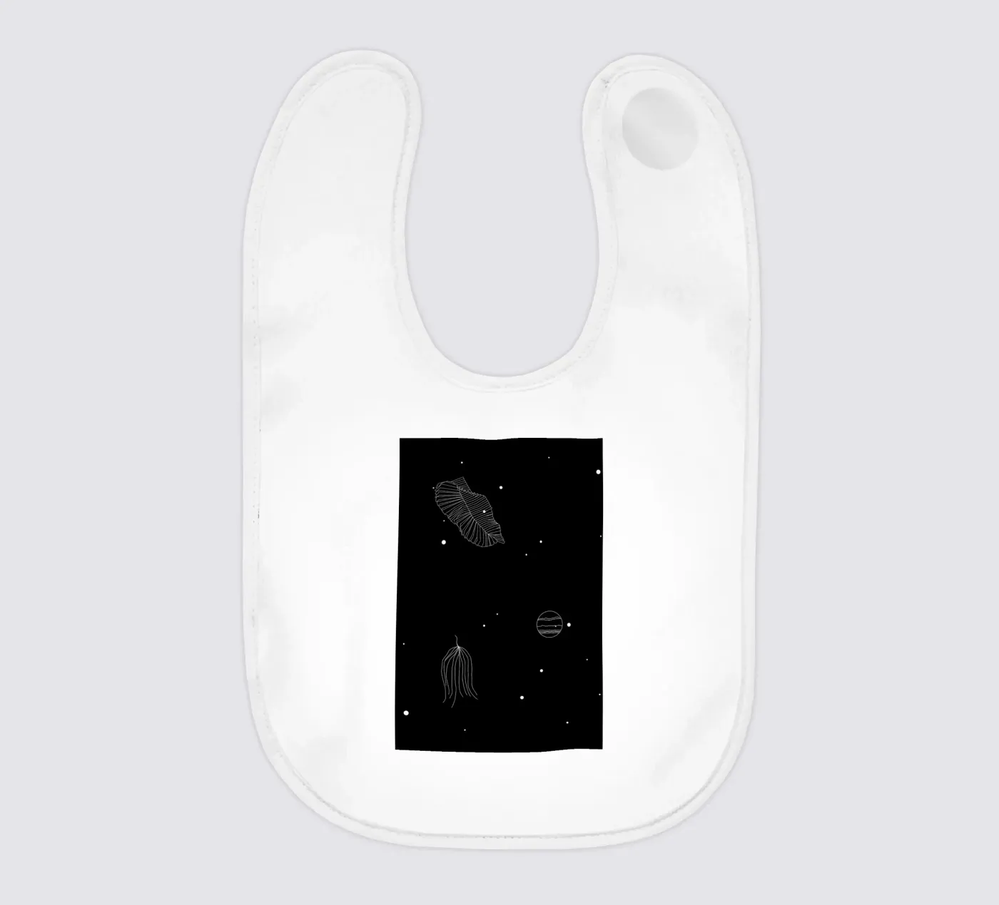 Freckles baby bib by The Gently Unfurling Sneak