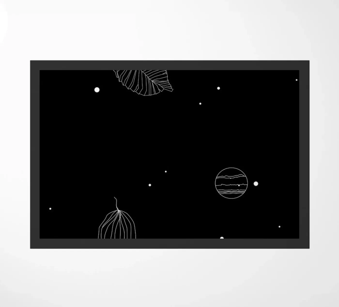 Freckles deurmat van The Gently Unfurling Sneak