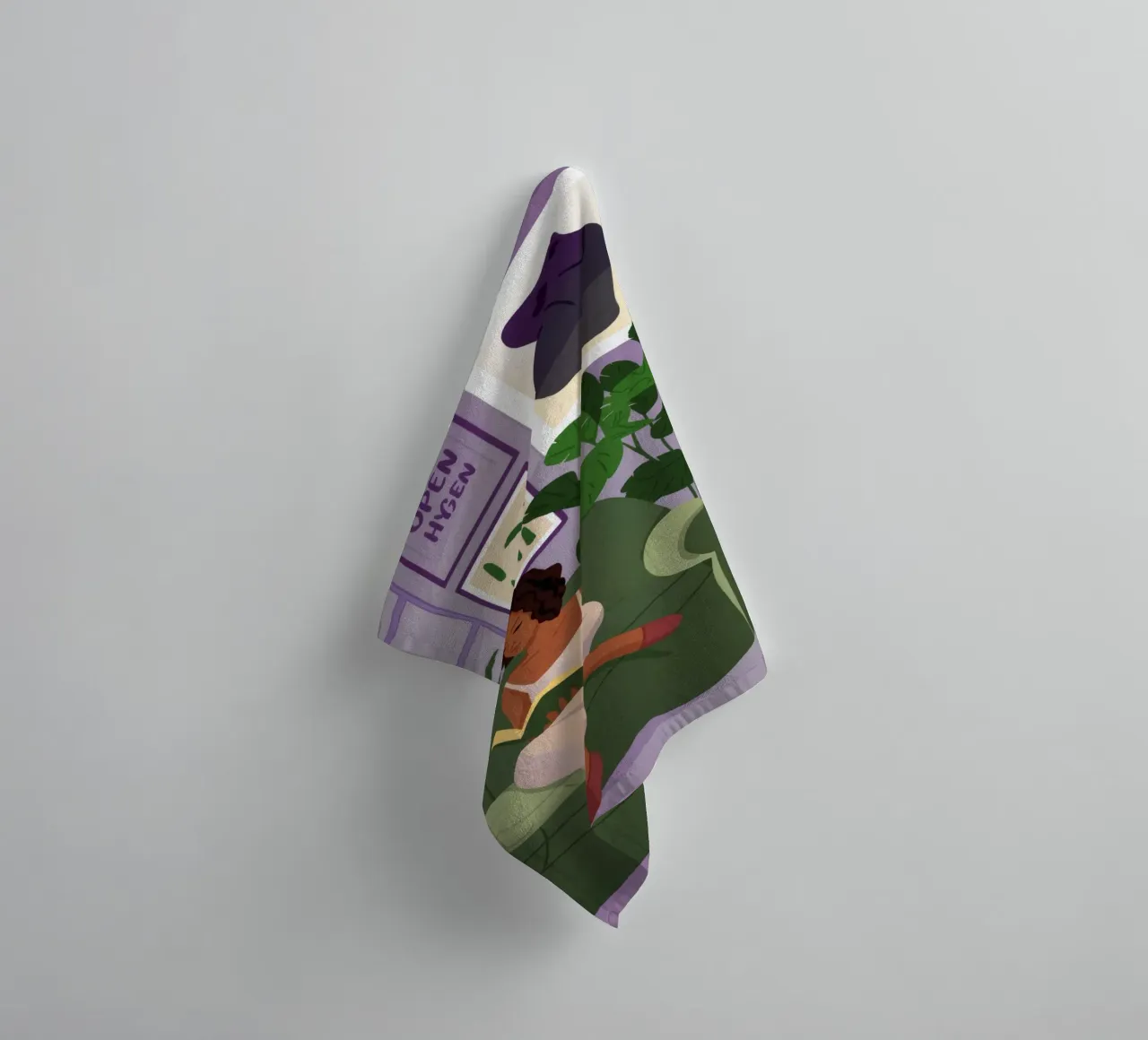 Relaxing Reading Space towel by Fine Sanctuary
