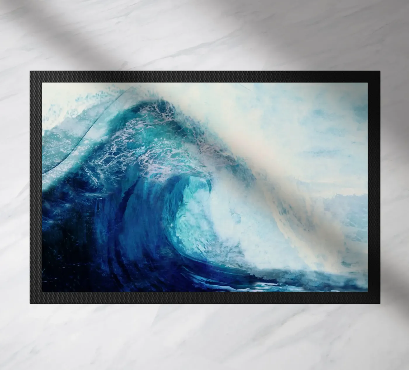 Waves II doormat by Nadjaa