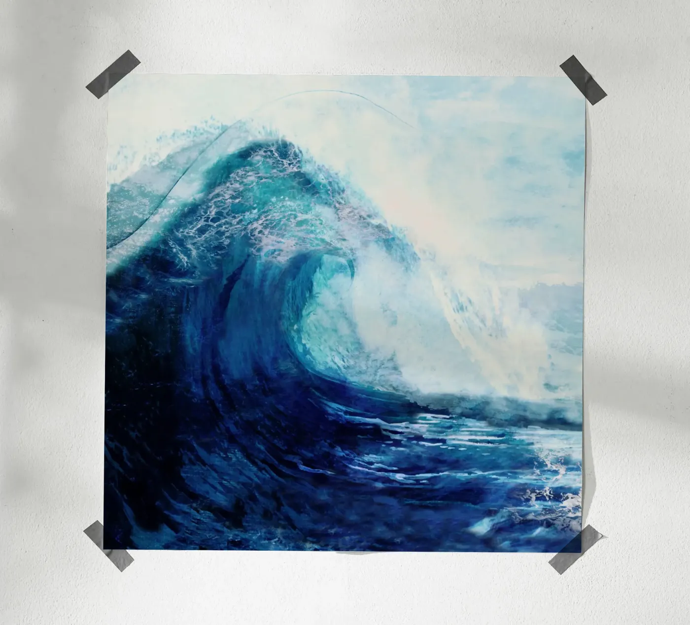 Waves II poster van Nadjaa