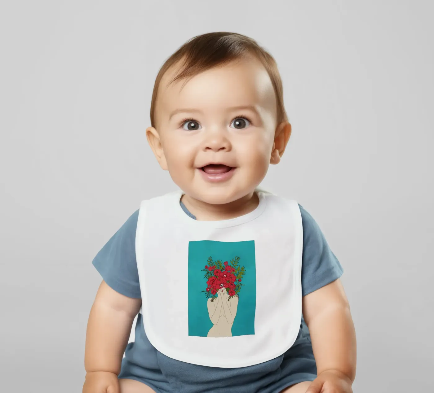 Blooming Red bavaglino da Nadjaa