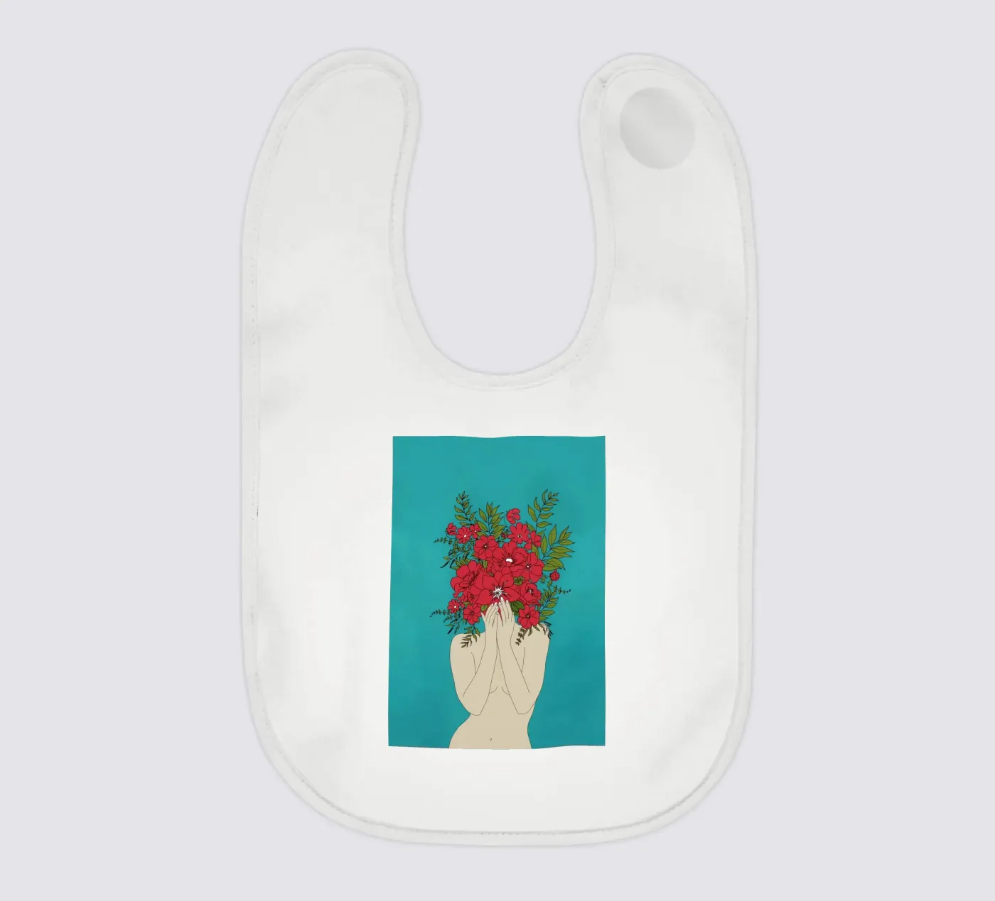 Blooming Red bavaglino da Nadjaa