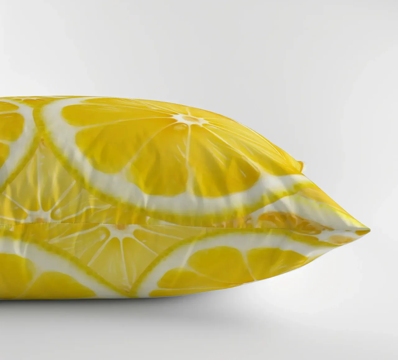 Motivo a fette di limone - Design fresco e agrumato cuscino da Stilrausch