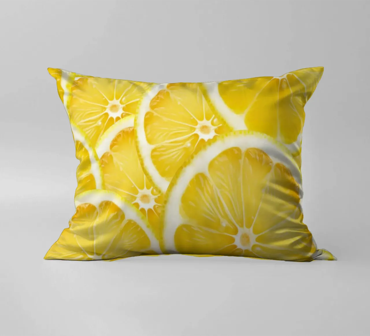 Motivo a fette di limone - Design fresco e agrumato cuscino da Stilrausch
