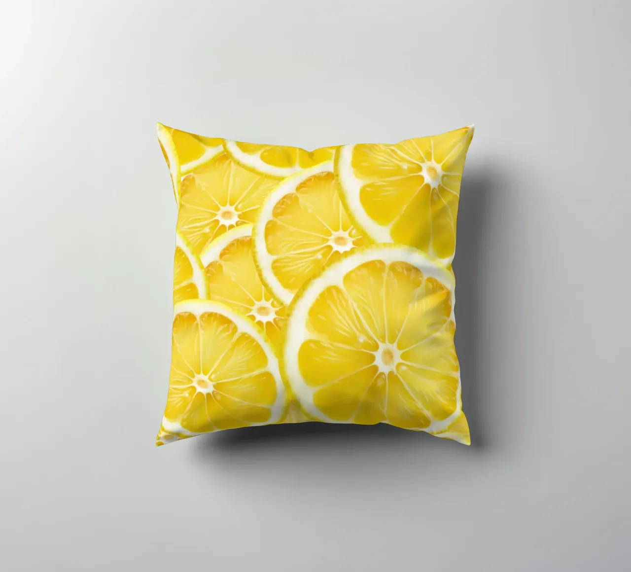 Motivo a fette di limone - Design fresco e agrumato cuscino da Stilrausch