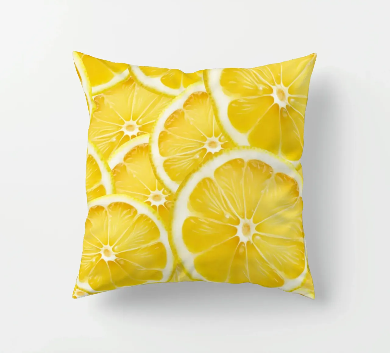 Motivo a fette di limone - Design fresco e agrumato cuscino da Stilrausch