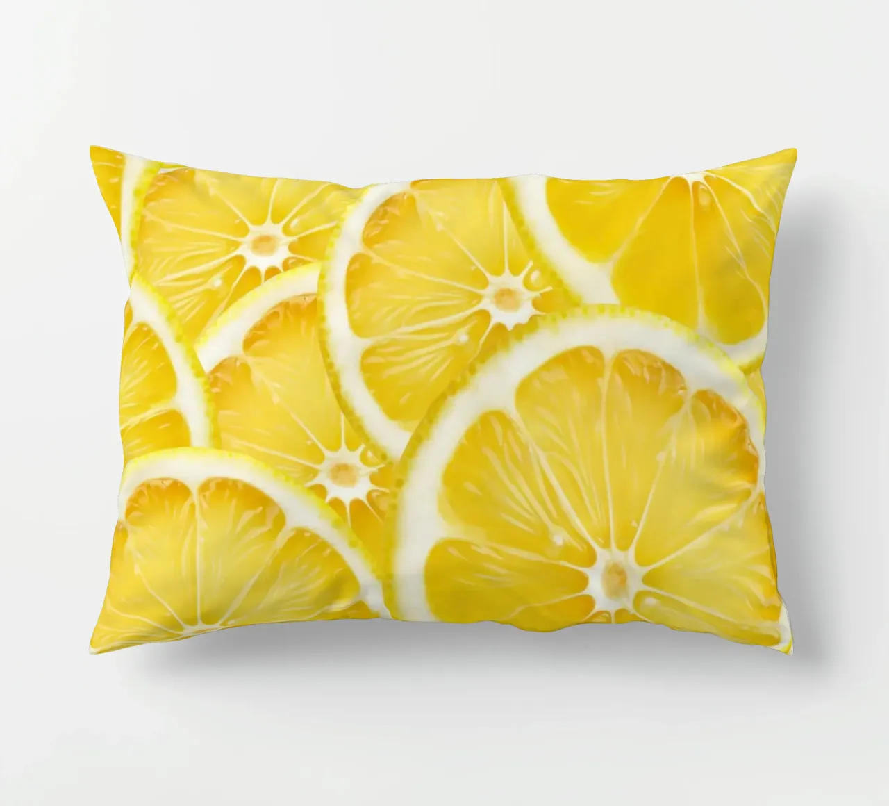 Motivo a fette di limone - Design fresco e agrumato cuscino da Stilrausch