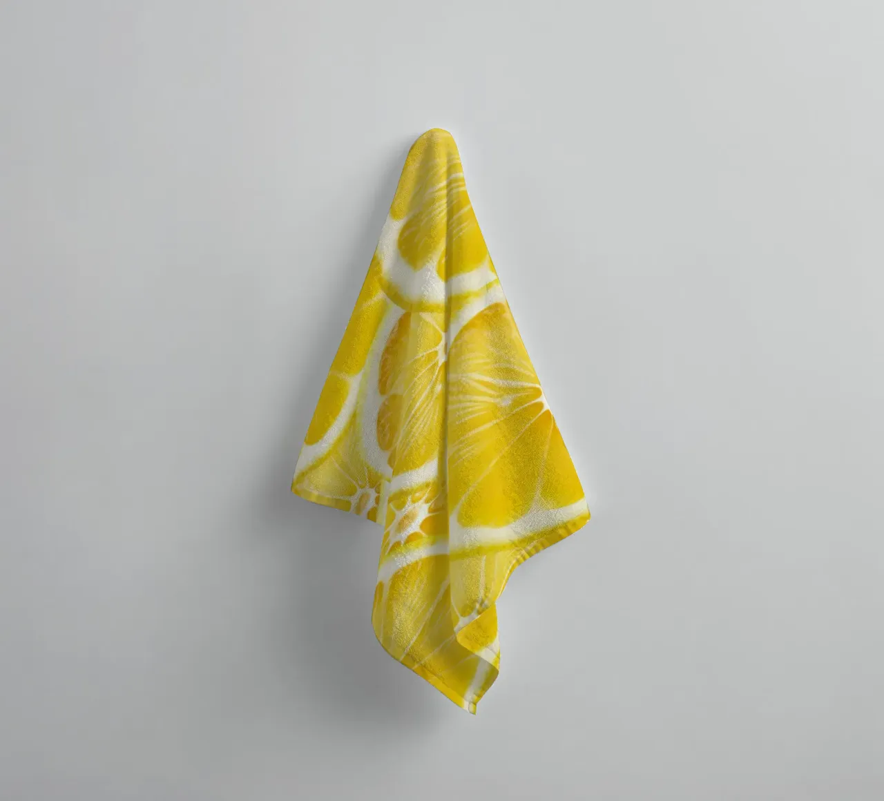 Motivo a fette di limone - Design fresco e agrumato asciugamano da bagno da Stilrausch