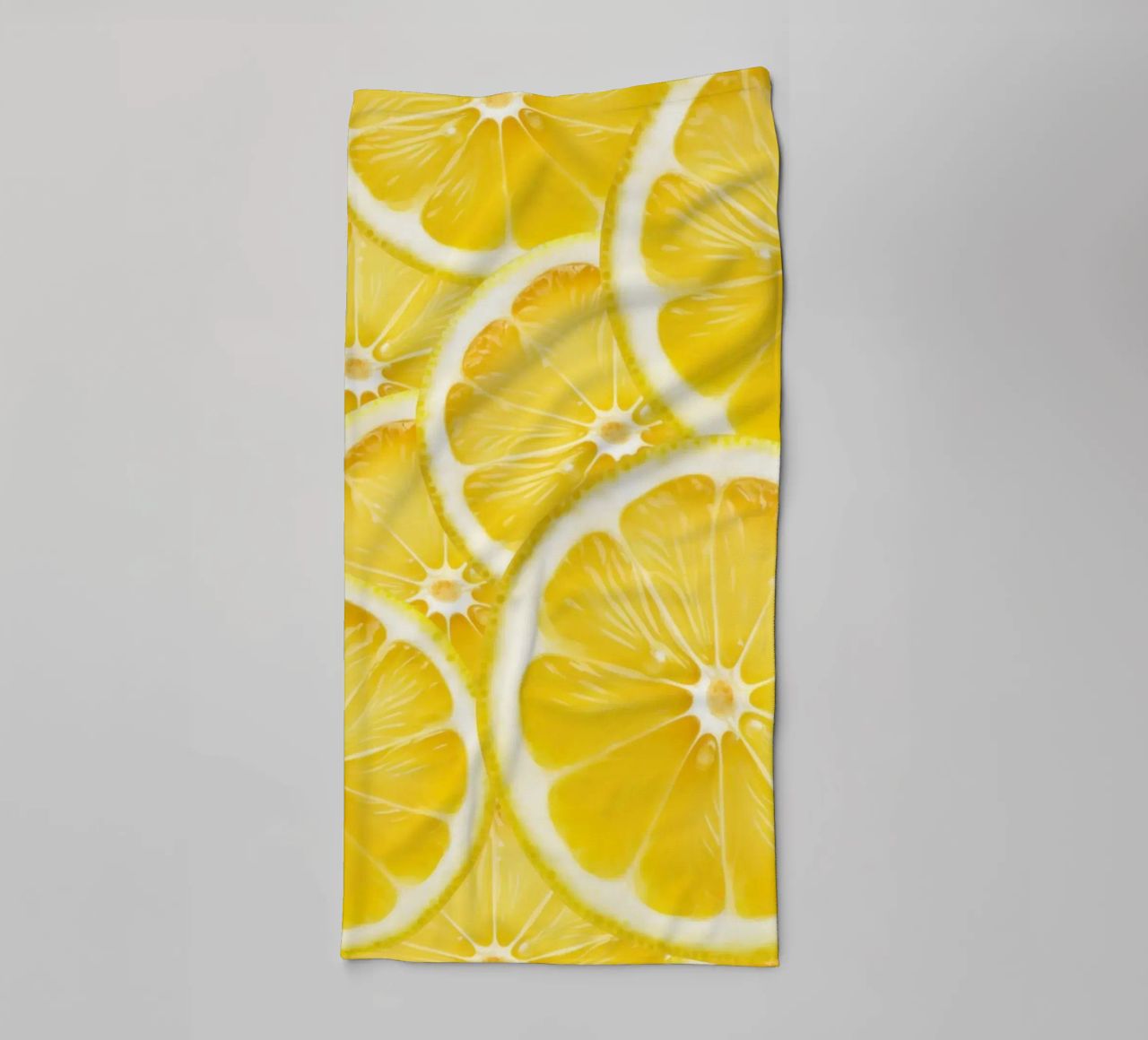 Lemon Slices Pattern – Fresh, Citrus Design towel by Stilrausch