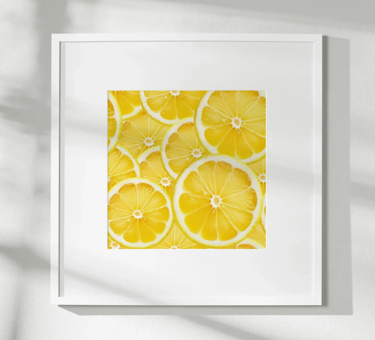 Lemon Slices Pattern – Fresh, Citrus Design hahnemühle by Stilrausch
