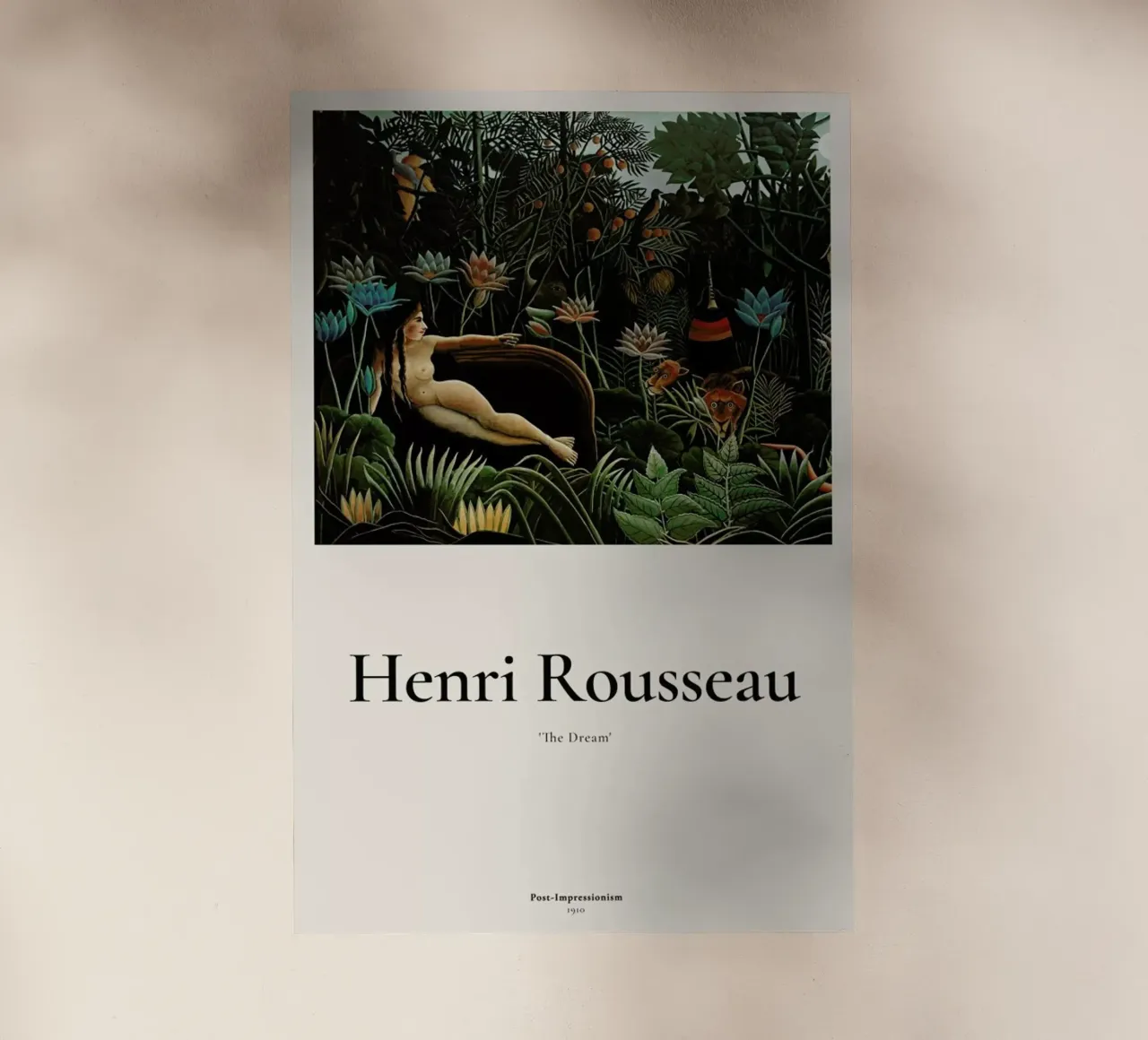 Rousseau - The Dream pellicola backlit da ARTOTHEK