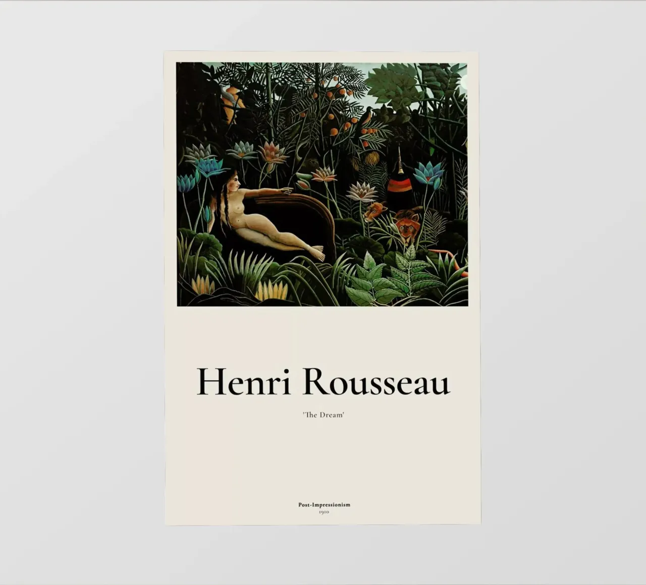 Rousseau - The Dream pellicola backlit da ARTOTHEK
