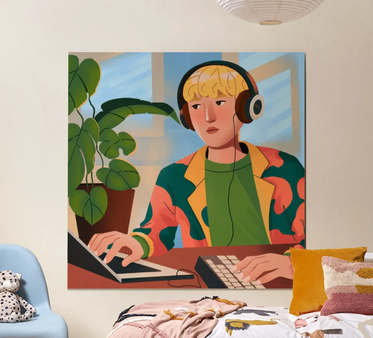 Tech-Savvy Workspace hahnemühle by Fine Sanctuary