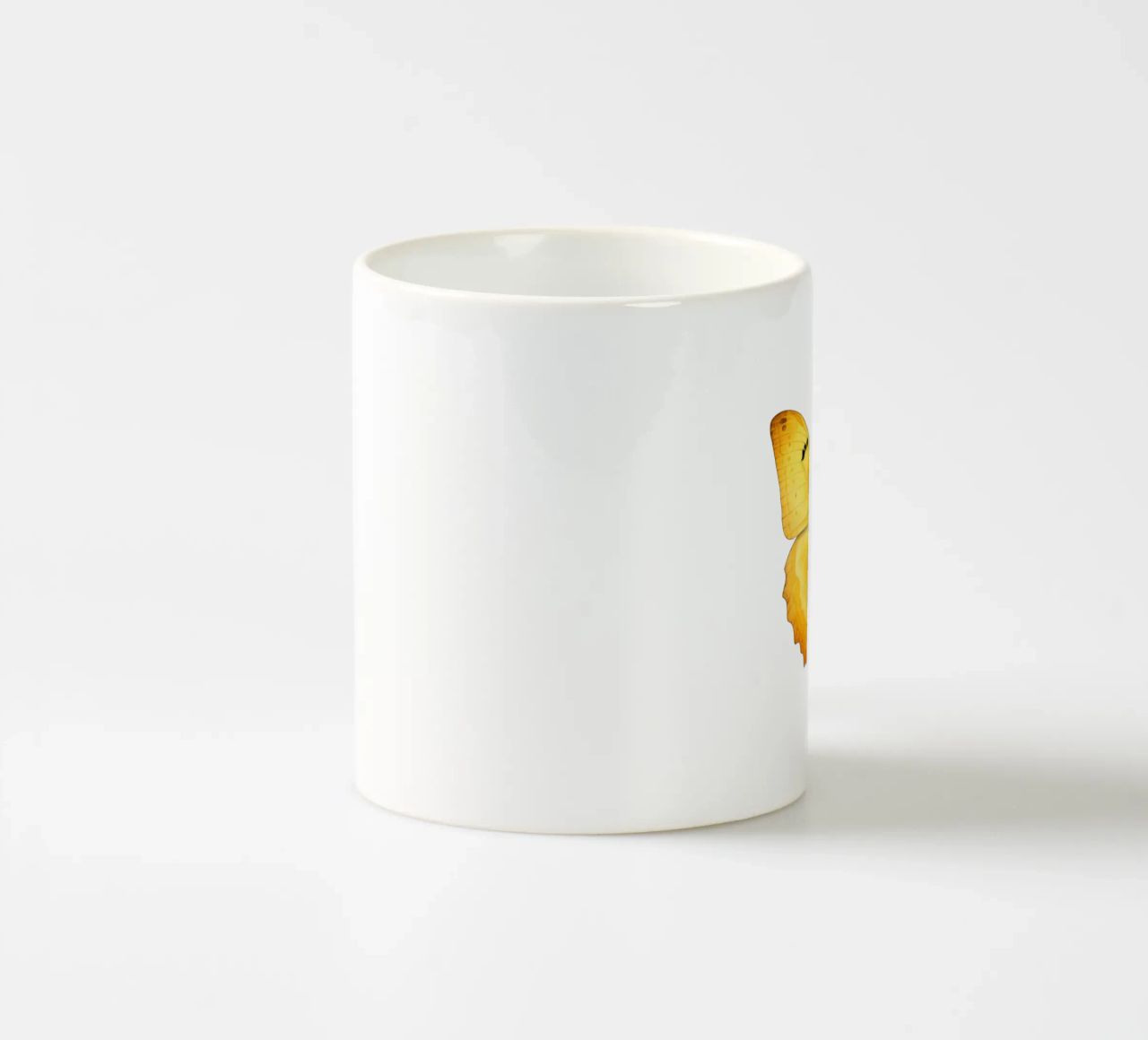 Zitrone Schmetterling mit Zitrone Körper - Transparenter Hintergrund Keramik Tasse von Stilrausch