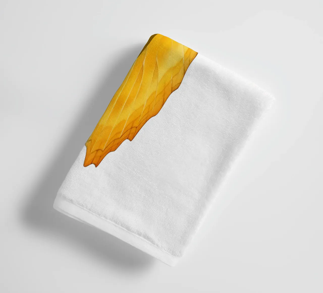 Zitrone Schmetterling mit Zitrone Körper - Transparenter Hintergrund Handtuch von Stilrausch