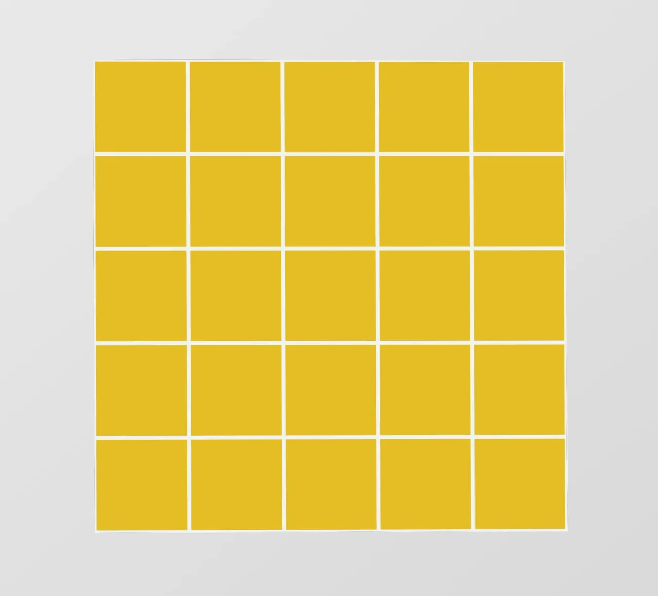 White Thin Checkered Pattern on Yellow Background backlit film by Stilrausch