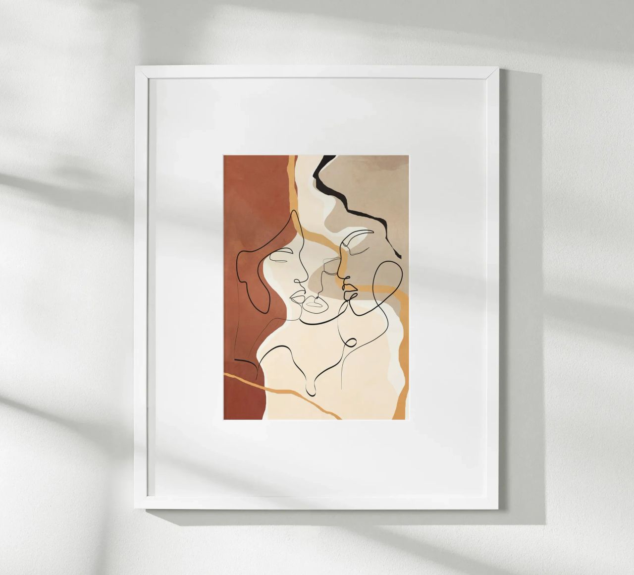 Developed Faces 01 poster by Nadjaa