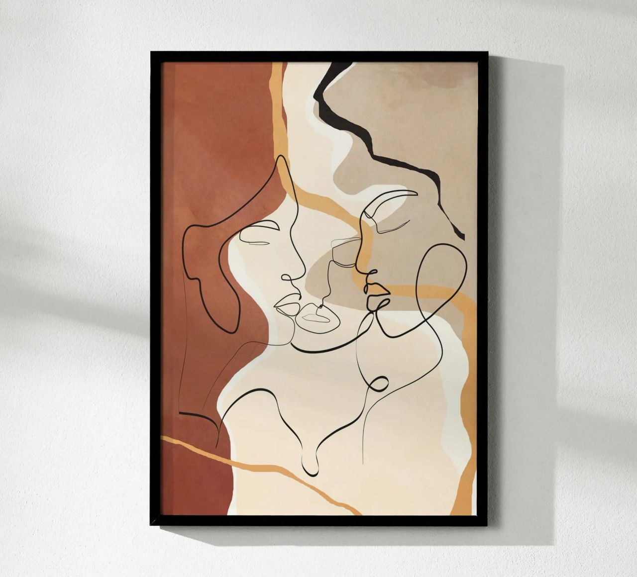 Developed Faces 01 poster by Nadjaa